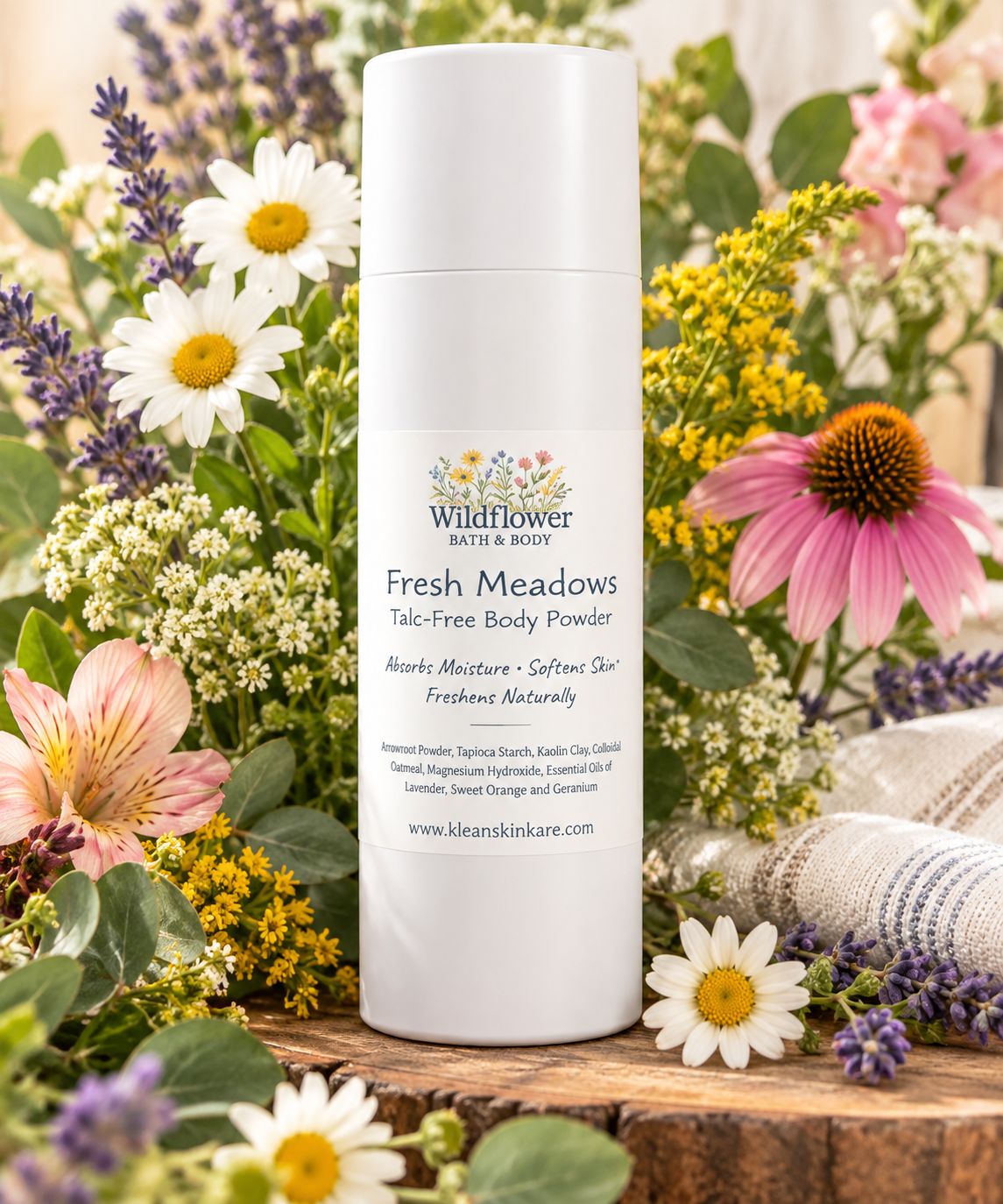 Fresh Meadows Talc-Free Body Powder