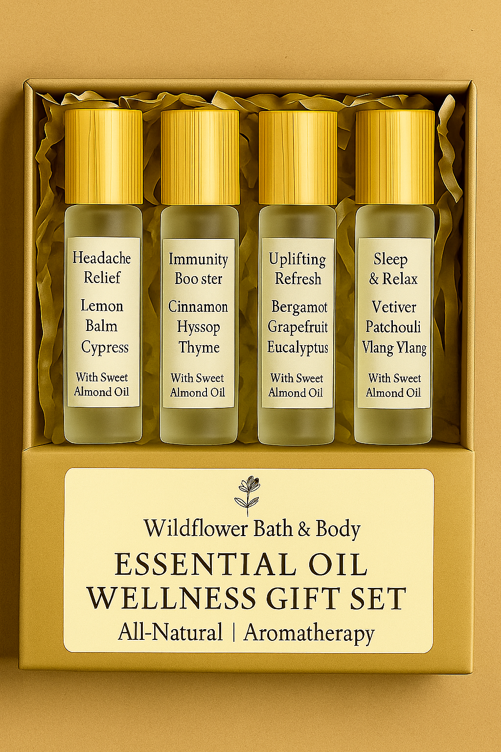Essential Oil Wellness Gift Set