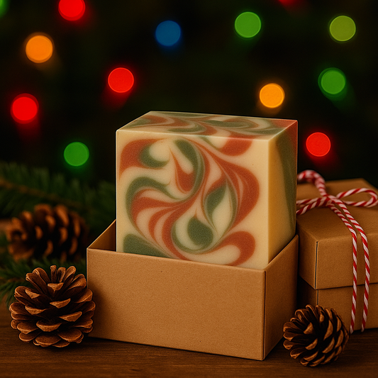 Christmas Morning Swirl Soap
