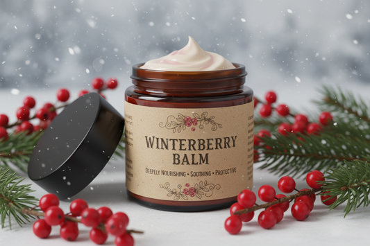 make the balm less red and the label more rustic